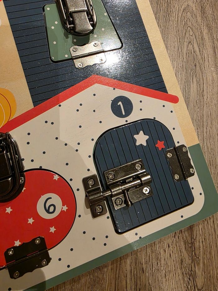 Planche à verrou motricité fine vertbaudet - photo numéro 5