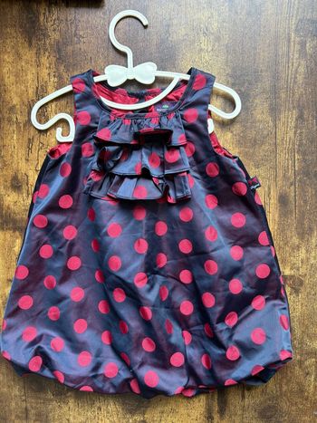 Robe à pois 12m
