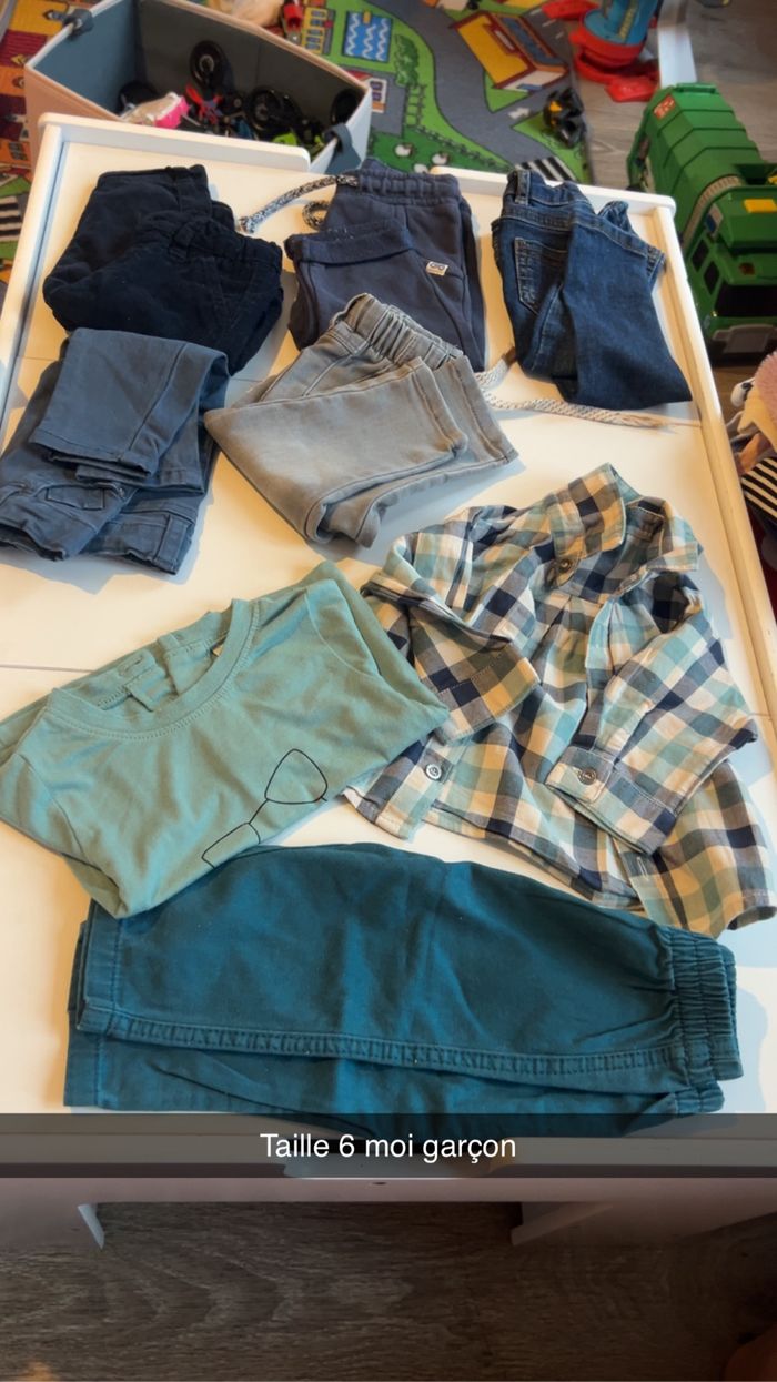 Lot vêtements 6 moi garçon - photo numéro 2