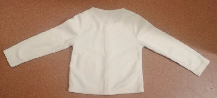 Gilet blanc polaire - photo numéro 2
