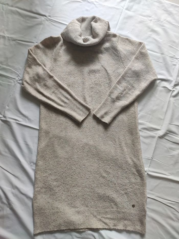 Robe pull Deluxe women col roulé M crème - photo numéro 3
