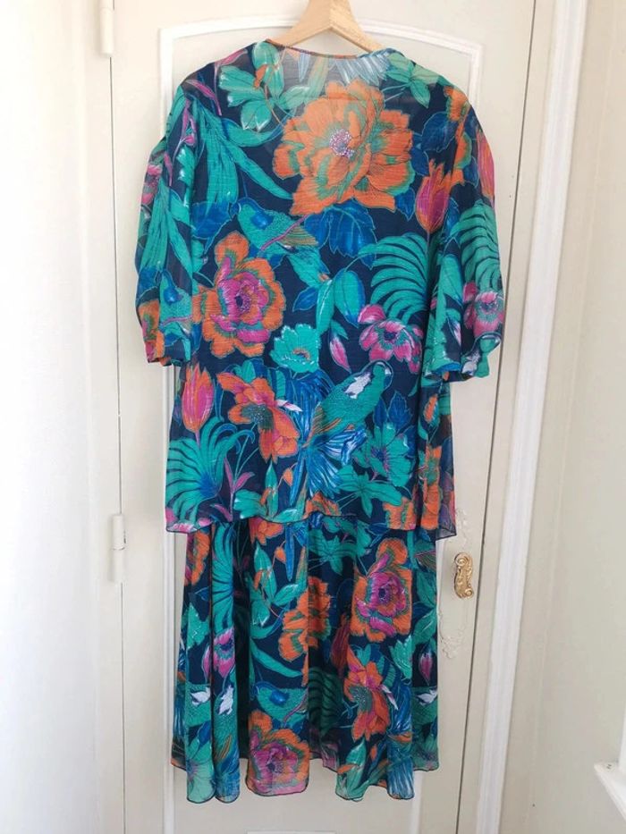 Robe vintage par HUGUET en taille 52 - photo numéro 9