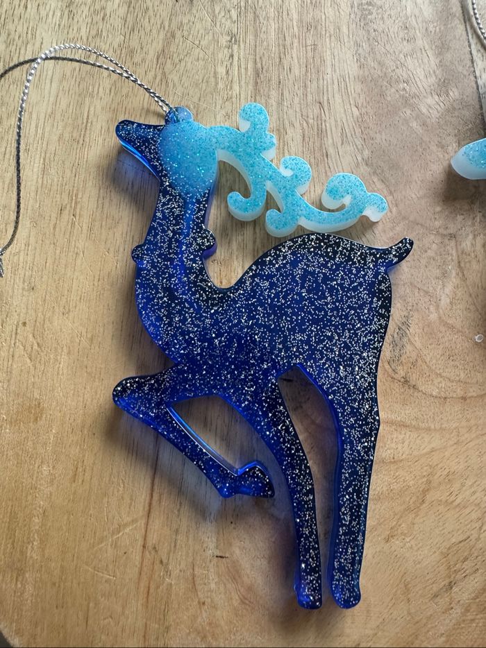 Déco sapin bleu - photo numéro 3