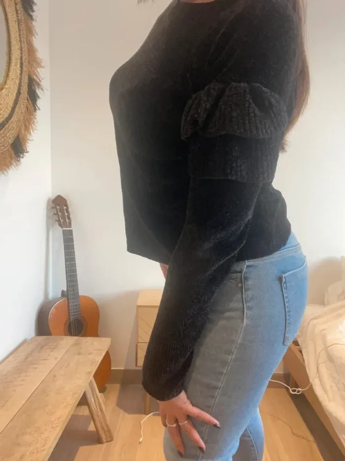 Pull pilou pilou volant - photo numéro 4