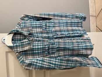 chemise fille écossaise