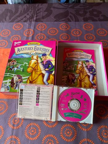 Jeux PC Barbie Aventures Équestres vintage
