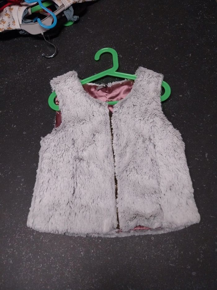 Gilet sans manches tout doux 10 ans