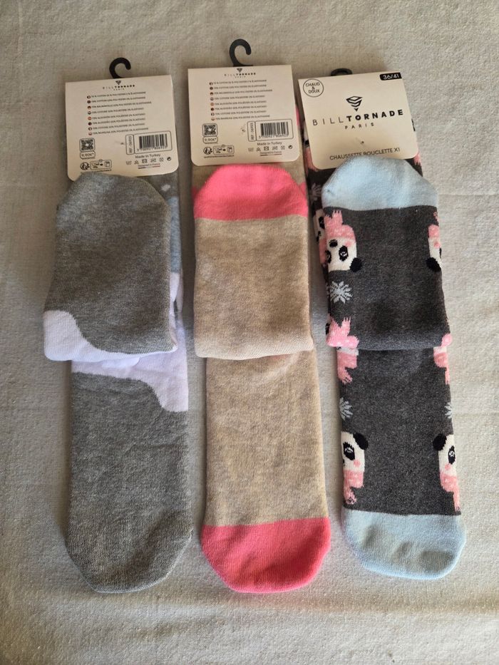 Lot chaussettes de ski taille 36/41 - photo numéro 2