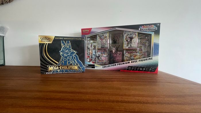 ETB mega Lucario + coffret evolution prismatique ( lire l’annonce )
