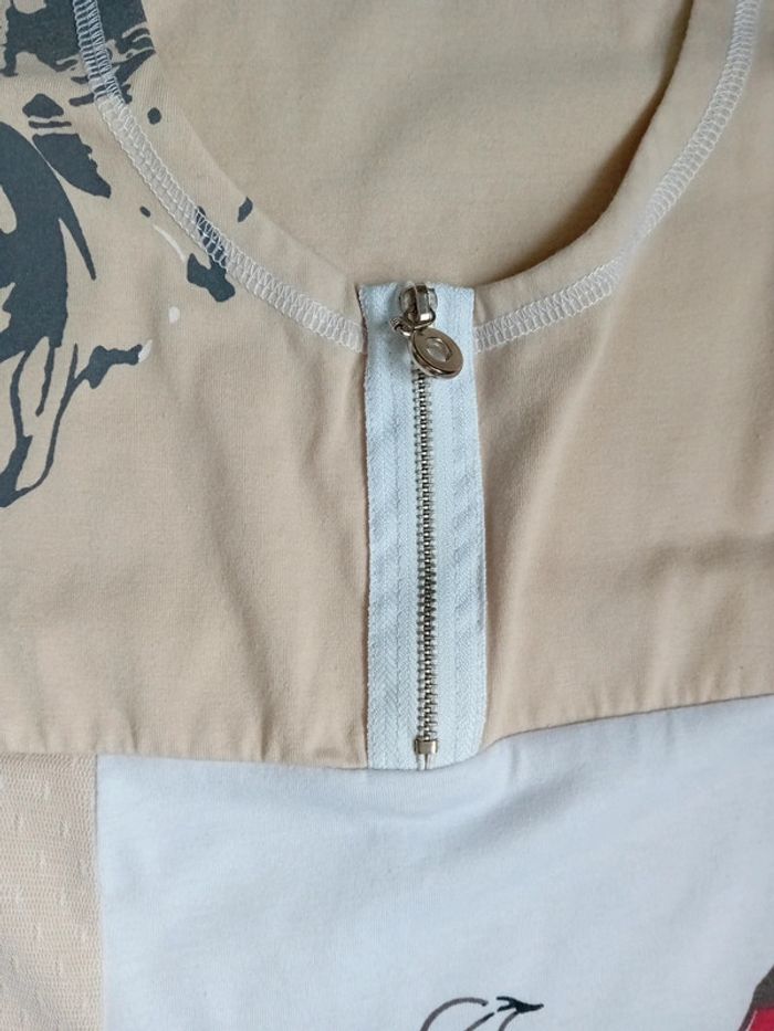 Robe Été 38/M Beige et Blanche - photo numéro 5