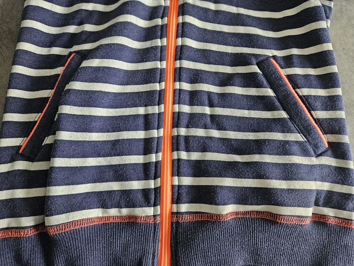 Gilet à capuche femme - marine et corail - Taille 1 (S) - Cache Cache - photo numéro 7