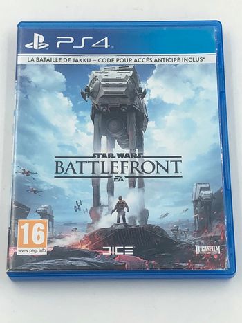 Jeu vidéo Star Wars Battlefront + la bataille de Jakku sur console PS4