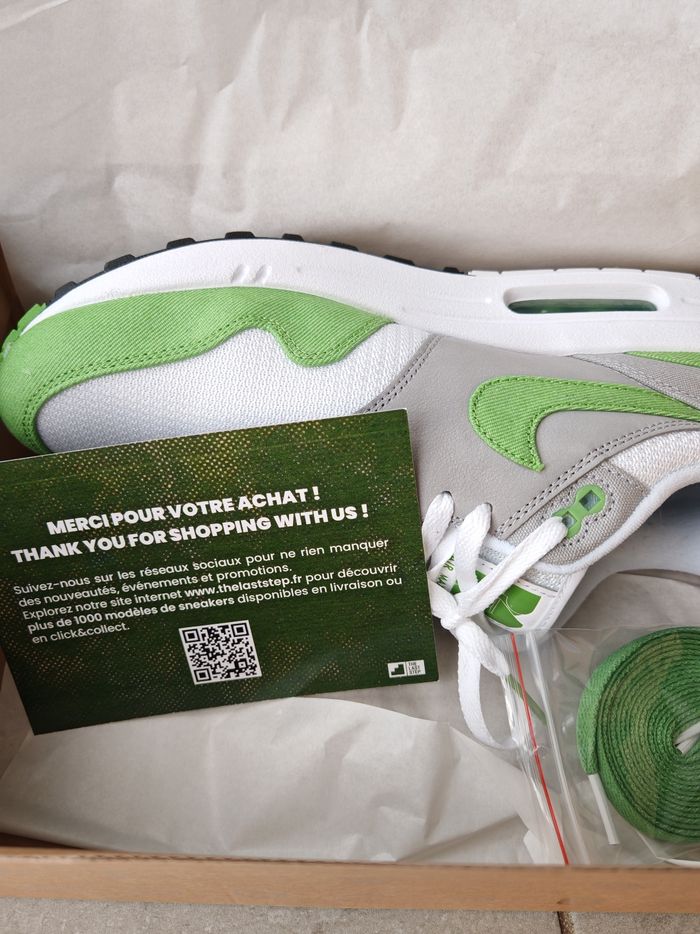 Nike air Max 1 Patta 20th Anniversaire Chlorophyll - photo numéro 9