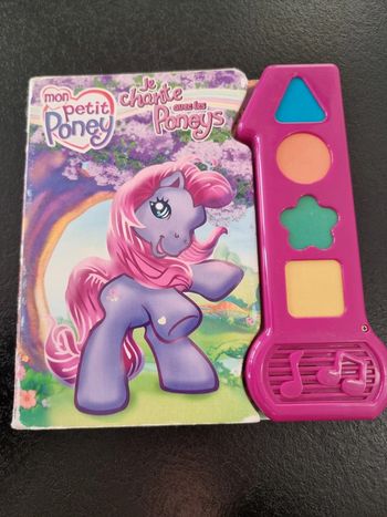 Livre musical Mon petit poney