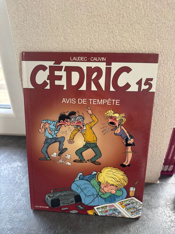 Livre bande dessiné Cédric avis de tempête