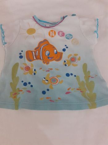 Tee shirt manche courte bébé fille 6 -9mois Disney