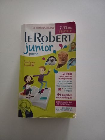 Dictionnaire le Robert junior 7- 11 ans