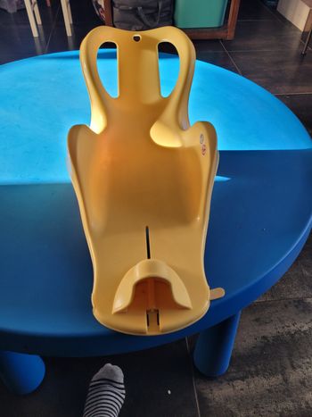 Transat de bain jaune