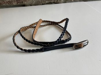 Ceinture tressée réversible