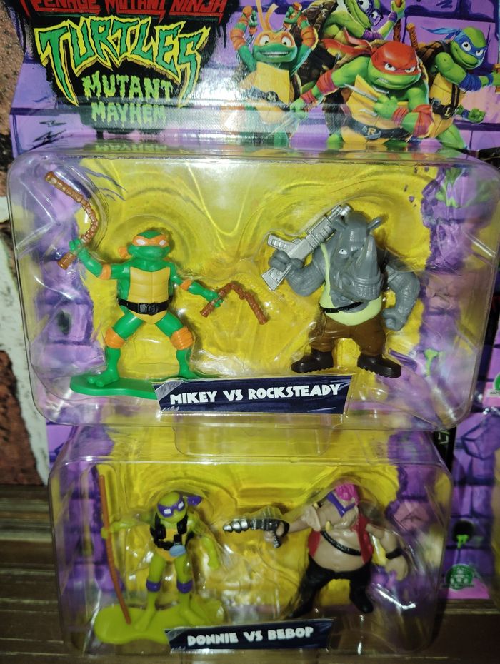 Lot de 4 coffrets figurines Tortue ninja - photo numéro 2