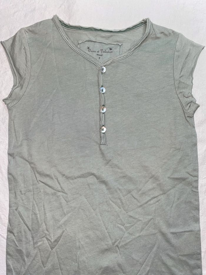 tshirt Oscar et Valentine neuf sans étiquette 6 ans - photo numéro 2
