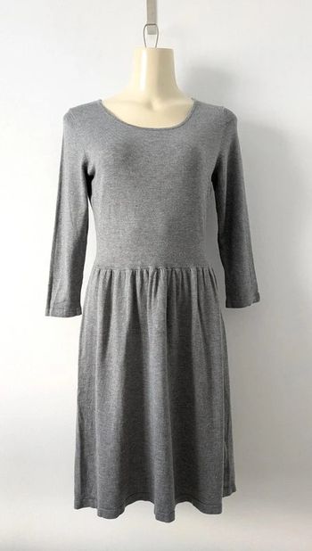 Robe grise manches 3/4 - Atmosphere - taille 36