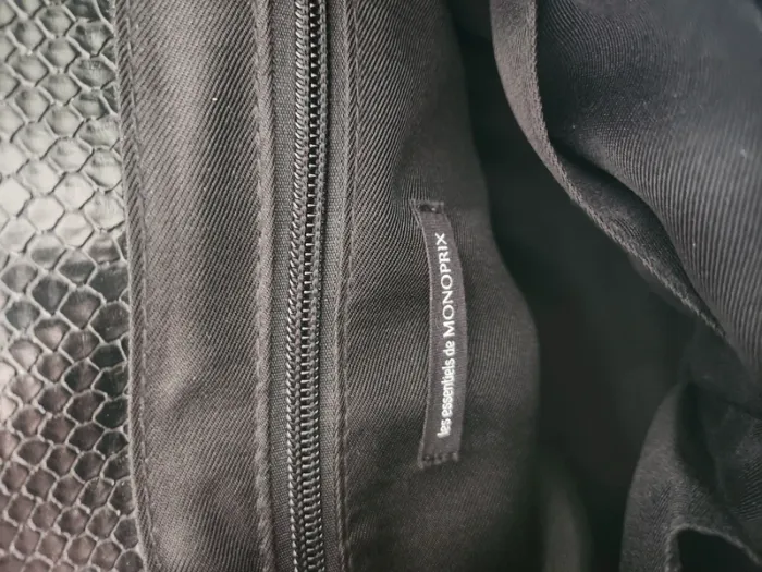 Sublime Sac noir neuf de chez Monoprix - photo numéro 5