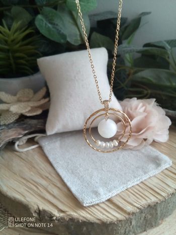 Collier bohème pierres naturelles