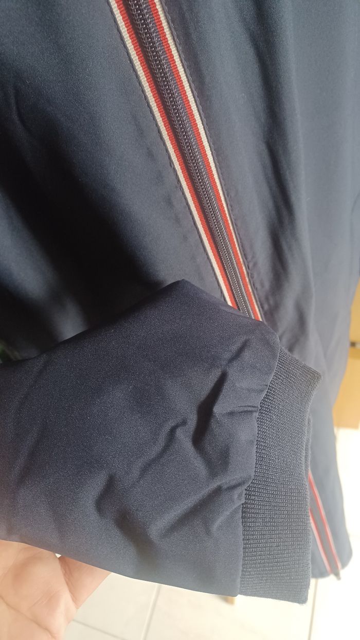 Manteau coupé vent homme outerwear S bleu neuf - photo numéro 3