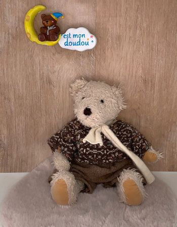 MR136 doudou peluche ours moulin roty