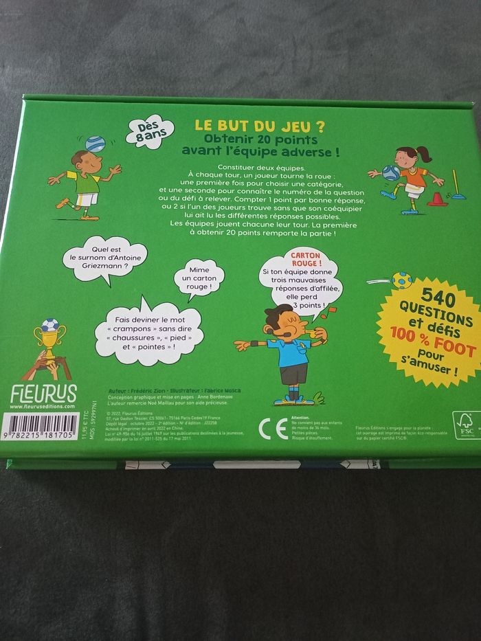 Quiz et défis 100 % foot fleurus - photo numéro 2