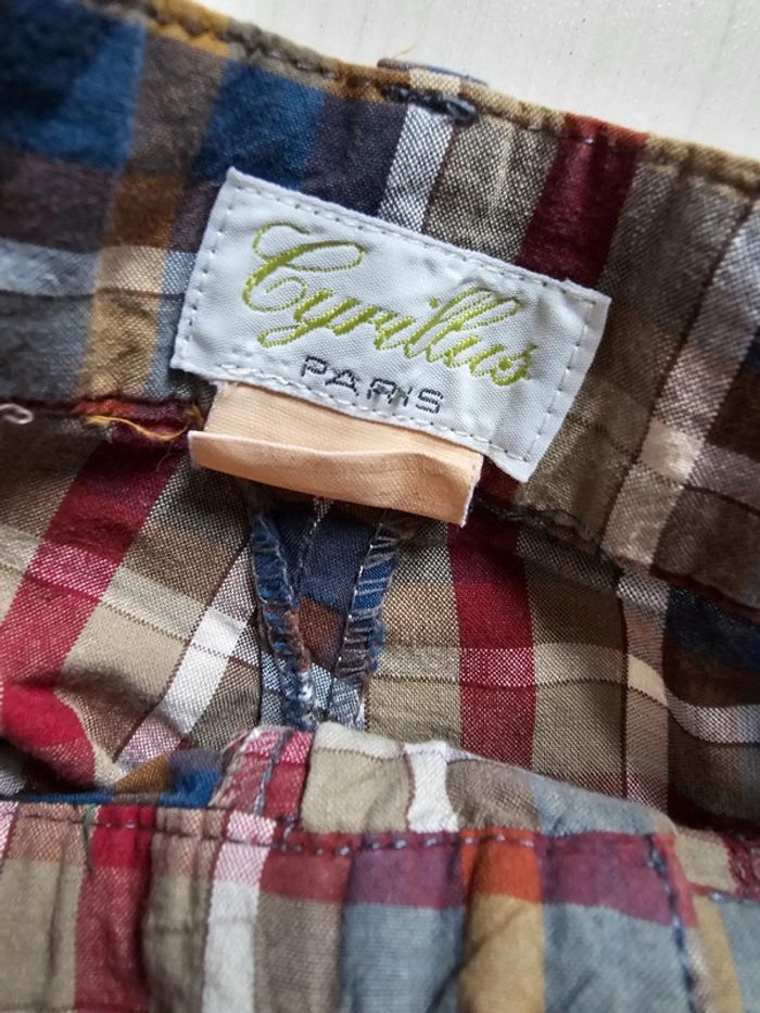 Short homme carreaux cyrillus - photo numéro 4