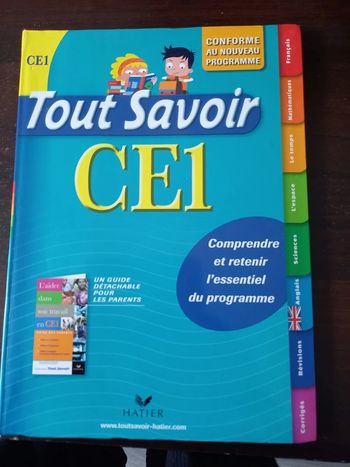 Cahier de Révisions Tout Savoir CE1