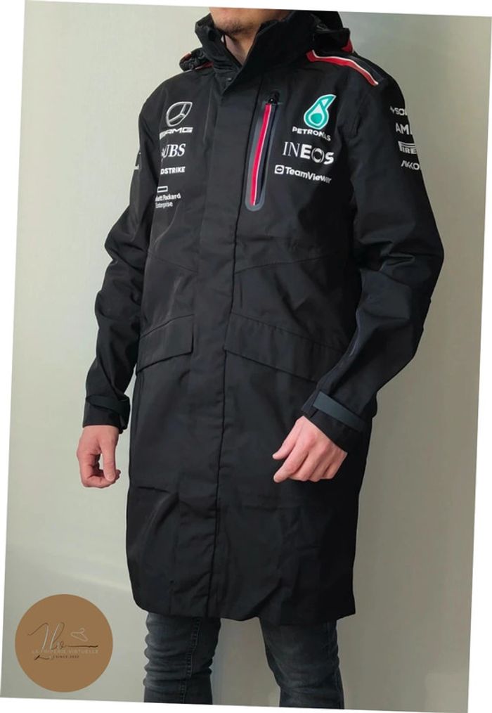 Manteau imperméable à capuche Mercedes Taille M