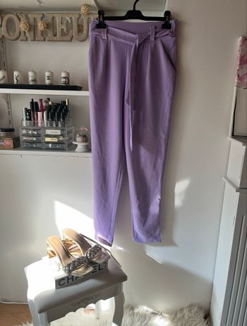 Pantalon chino parme T38 La Modeuse TBE 🪻