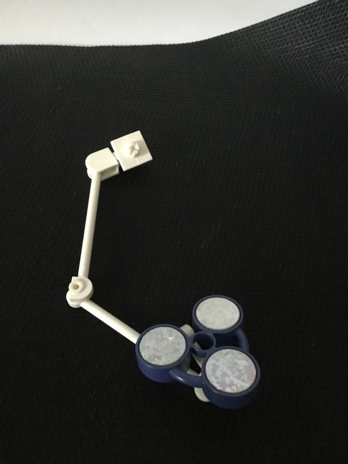 Playmobil éclairage spot lumière médical orientable + fixation clinique vétérinaire 4346 - photo numéro 3