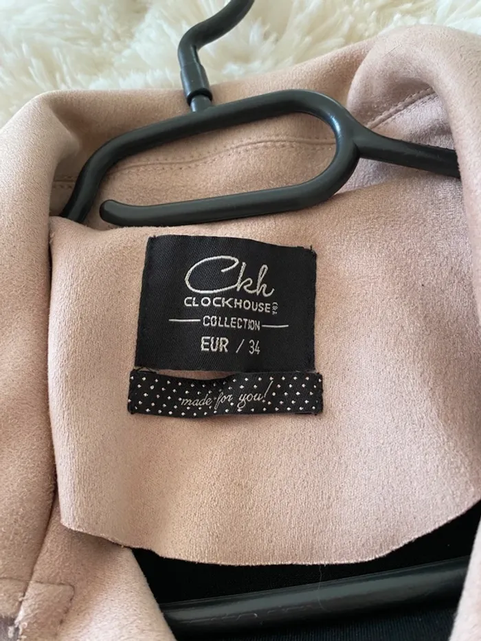 Perfecto court rose poudré taille 34 - photo numéro 13