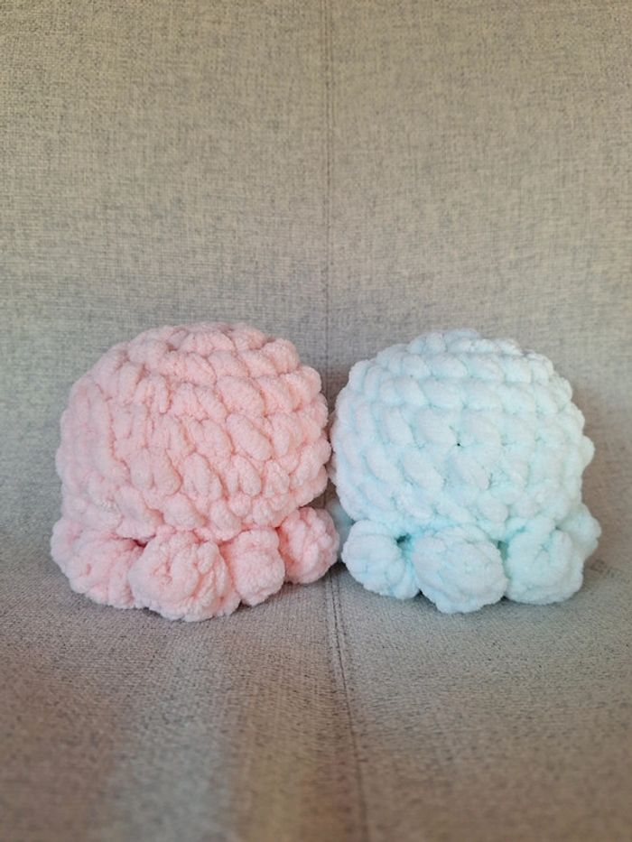 Poulpy le poulpe en crochet, peluche fait main - photo numéro 5