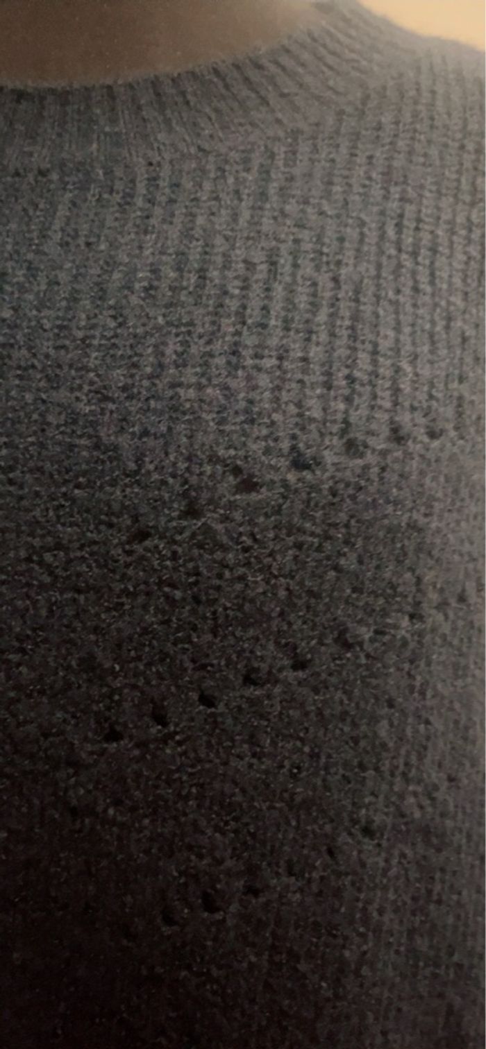 Robe pull bleue marine - photo numéro 3