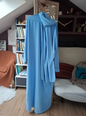 Abaya voile intégré 