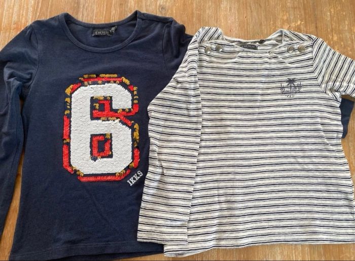 Lot de 2 tee-shirts IKKS 4 ans
