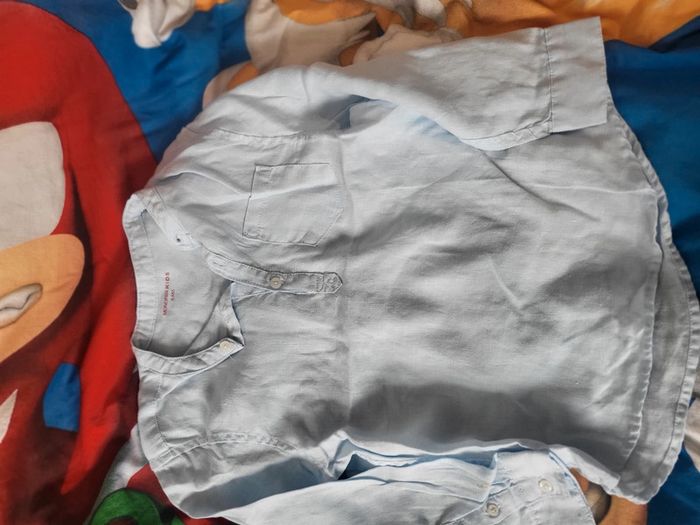 Chemise lin neuve 6 ans