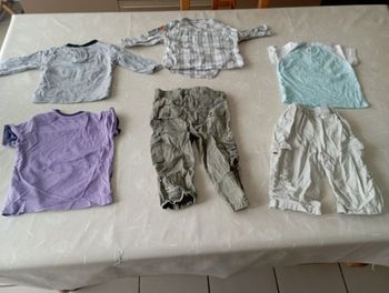 Lot 6 pièces printemps été 9 mois marques diverses