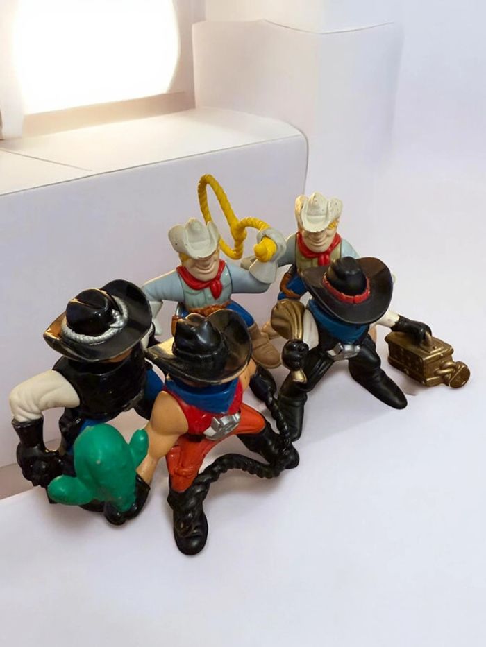 Lot De 5 Figurines Fisher Price Western 1996 6cm #FisherPrice #Collection - photo numéro 2