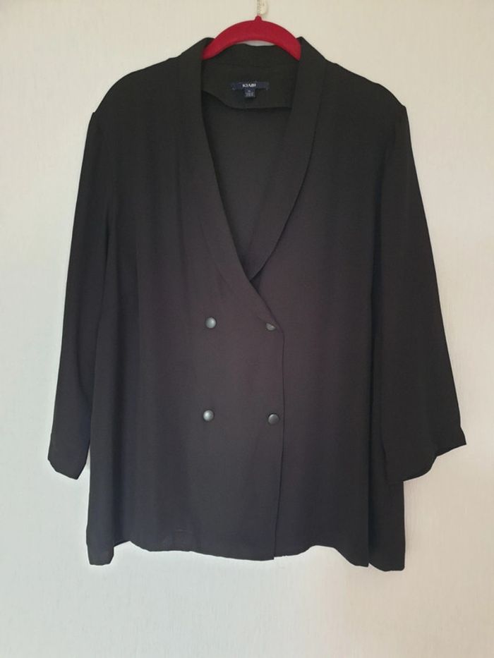 Blouse blazer noire Kiabi XL