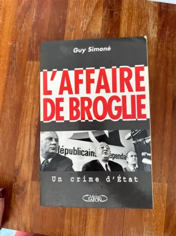 Livre l’affaire de Broglie