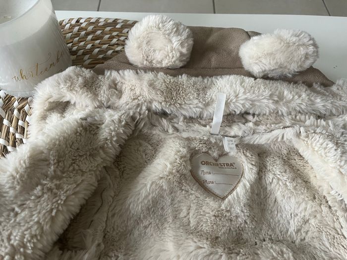 Manteau beige type suédine - 12 mois - orchestra - photo numéro 2