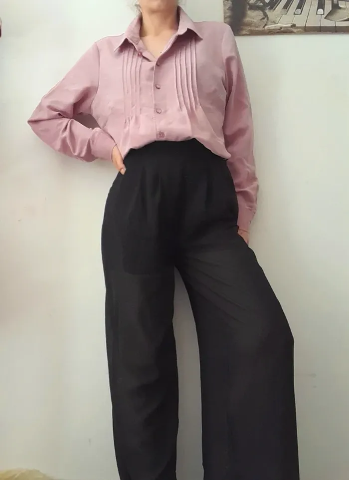 Chemise damart rose - photo numéro 4