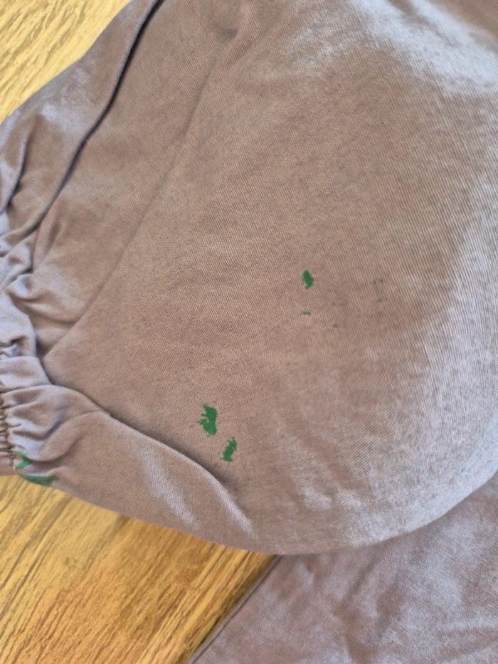 Tablier d'ecole violet - Blouse fille 8 ans - photo numéro 4