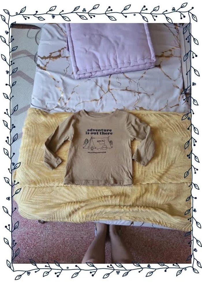 Ensemble marron à motif - photo numéro 2